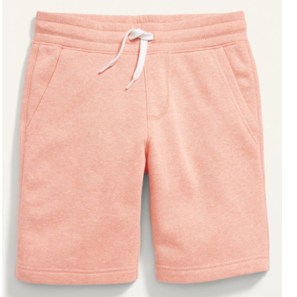 Flat-Front Fleece Jogger Shorts for Boys (At Knee)
